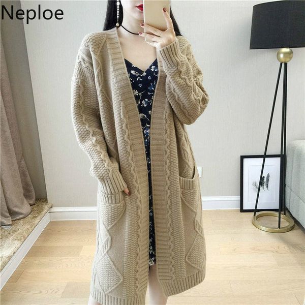 neploe twist medium-long sweater cardigan long sleeve v-neck pull jumpers 2020 autumn winter warm knit open stitch jacket 54652, White
neploe twist medium-long sweater cardigan long sleeve v-neck pull jumpers 2020 autumn winter warm knit open stitch jacket 54652, White