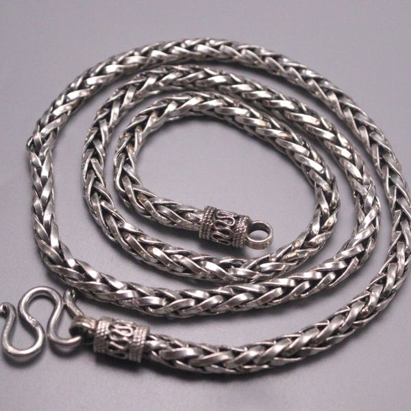 chains s925 sterling silver necklace women men luck hollow wheat foxtail chain 5mmw 22inch 55-57g
chains s925 sterling silver necklace women men luck hollow wheat foxtail chain 5mmw 22inch 55-57g