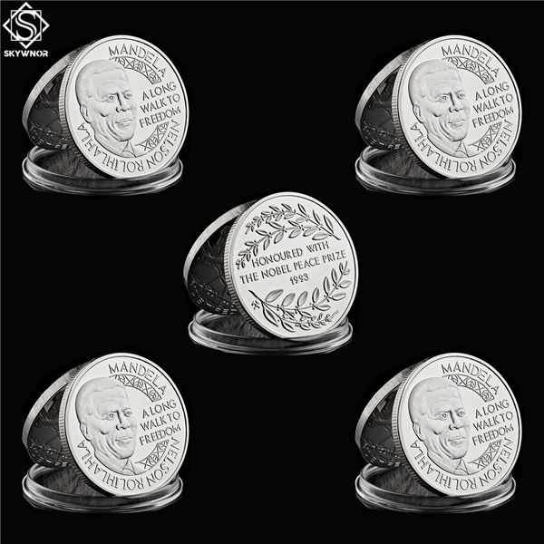 5pcs 1993 nobel peace prize winner craft south africa president nelson mandela silver world celebrity commemorative coin collection
5pcs 1993 nobel peace prize winner craft south africa president nelson mandela silver world celebrity commemorative coin collection