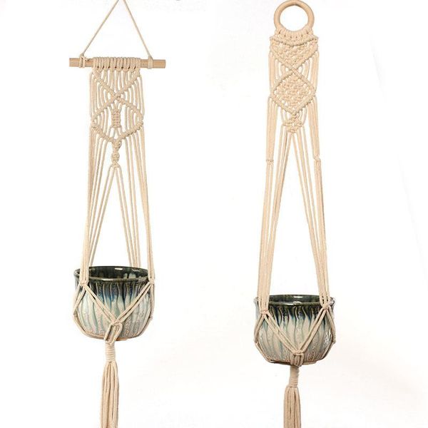 ceramic plant pots hang rope garden decoration vintage macrame plant hanger flower pot holder legs hanging rope basket handcrafted braided
ceramic plant pots hang rope garden decoration vintage macrame plant hanger flower pot holder legs hanging rope basket handcrafted braided