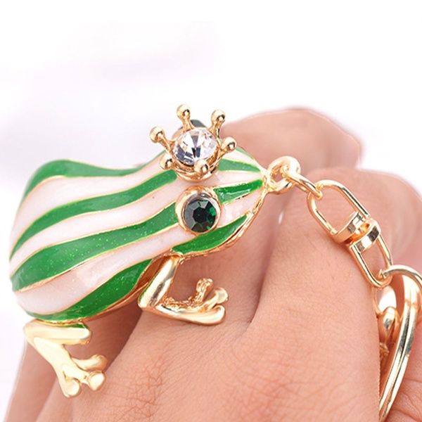 keychains fashion holder car handbag green chic the frog prince jewelry keyring keychain key chain pendant, Silver
keychains fashion holder car handbag green chic the frog prince jewelry keyring keychain key chain pendant, Silver