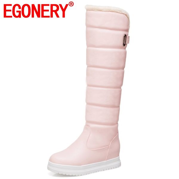 boots egonery women shoes winter est plush warm leisure snow med height increasing platform slip-on round toe knee high, Black
boots egonery women shoes winter est plush warm leisure snow med height increasing platform slip-on round toe knee high, Black