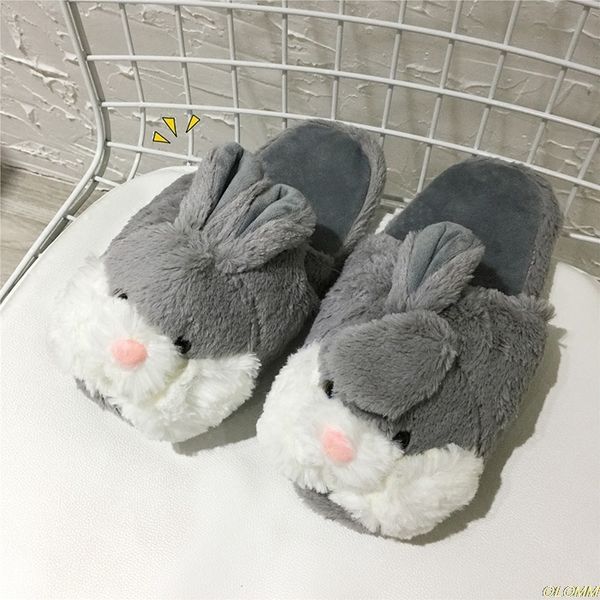 women indoor cotton slippers ladies winter non-slip student girl cartoon home winter shoes warm slippers, Black
women indoor cotton slippers ladies winter non-slip student girl cartoon home winter shoes warm slippers, Black