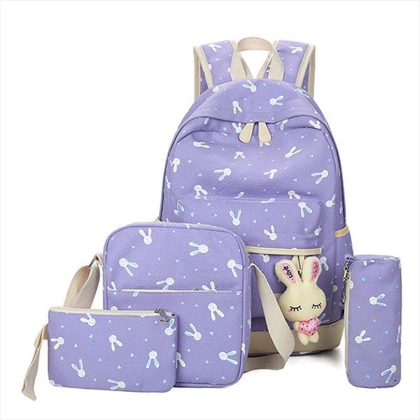 school bags 4pcs sets 2019 cartoon rabbit printing school bag canvas schoolbags for teenage cute girls bookbag children
school bags 4pcs sets 2019 cartoon rabbit printing school bag canvas schoolbags for teenage cute girls bookbag children
