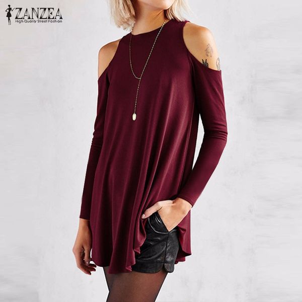 2020 zanzea summer women's blouse fashion off shoulder casual long sleeve shirts female blusas oversized basic tunic 5xl, White
2020 zanzea summer women's blouse fashion off shoulder casual long sleeve shirts female blusas oversized basic tunic 5xl, White