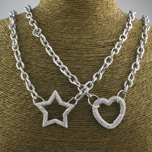 pendant necklaces 16inch 5pcs/lot design spring clasp shape cz necklace,cubic zircon component, plated chain necklace wholesale, Silver
pendant necklaces 16inch 5pcs/lot design spring clasp shape cz necklace,cubic zircon component, plated chain necklace wholesale, Silver