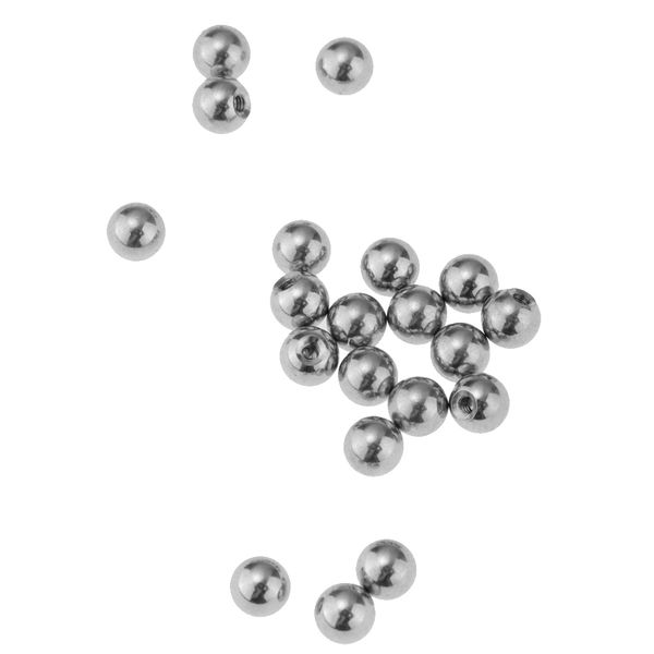 20 pcs 1.6 x 5mm stainless steel body piecings jewelry replacement balls, Slivery;golden
20 pcs 1.6 x 5mm stainless steel body piecings jewelry replacement balls, Slivery;golden