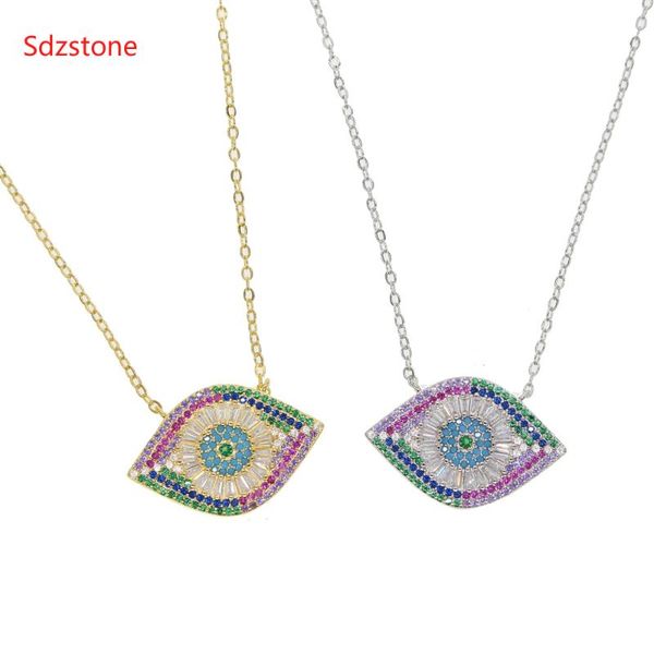 chains 40+5cm chain necklace for women long turkish eye pendant necklaces trendy multicolored crystal water droplets, Silver
chains 40+5cm chain necklace for women long turkish eye pendant necklaces trendy multicolored crystal water droplets, Silver