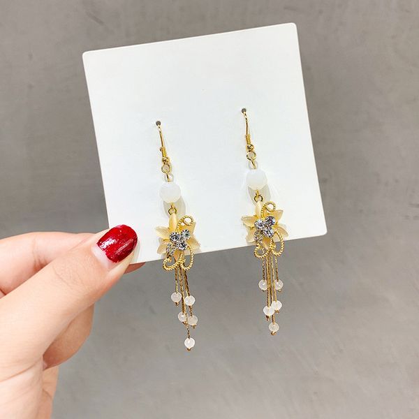 dangle & chandelier dominated 2021 vintage style korean resin flowers drop earrings joker long tassel water women, Silver
dangle & chandelier dominated 2021 vintage style korean resin flowers drop earrings joker long tassel water women, Silver