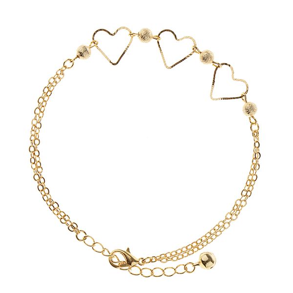 26cm fashion women gold heart shape beads anklet bracelet metal foot chain, Red;blue
26cm fashion women gold heart shape beads anklet bracelet metal foot chain, Red;blue