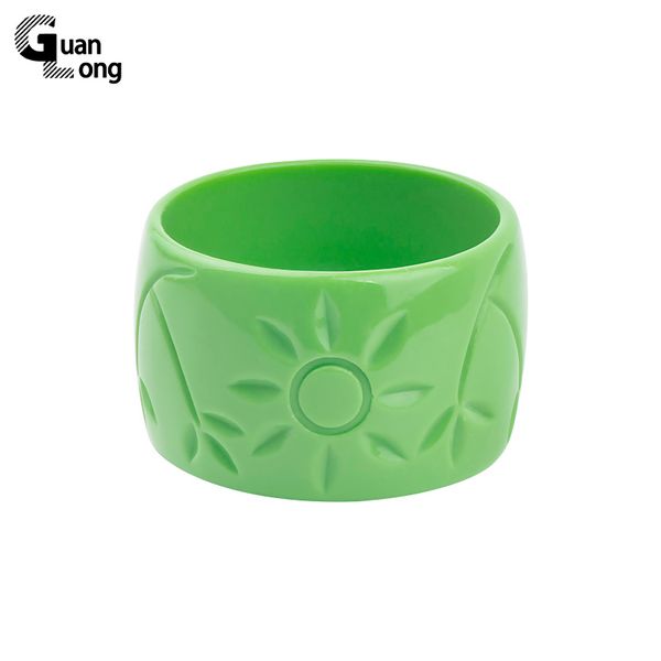 guanlong 2020 new fashion engraved flower leaf resin craft bangles for young women jewelry pulseiras, Black
guanlong 2020 new fashion engraved flower leaf resin craft bangles for young women jewelry pulseiras, Black