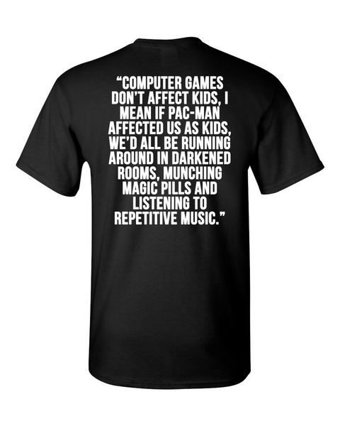 компьютерные игры не affect дети цены shirt - назад печати - новая
компьютерные игры не affect дети цены shirt - назад печати - новая