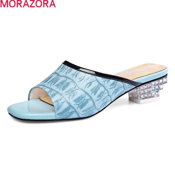 morazora 2020 big size 34-43 fashion women mules shoes summer 3 colors sheepskin ladies shoes low heel square toe women sandals 0924, Black
morazora 2020 big size 34-43 fashion women mules shoes summer 3 colors sheepskin ladies shoes low heel square toe women sandals 0924, Black