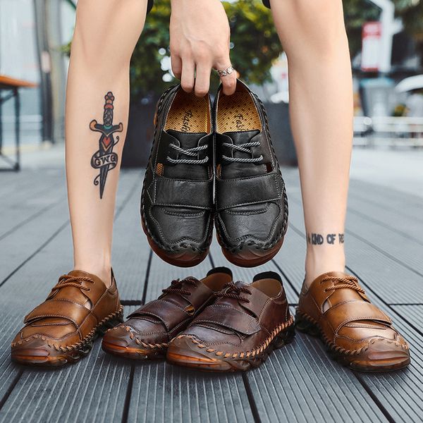 big size 48 handmade men shoes new arrival anti-collision tooling shoes slip-on driving men casual leather, Black
big size 48 handmade men shoes new arrival anti-collision tooling shoes slip-on driving men casual leather, Black