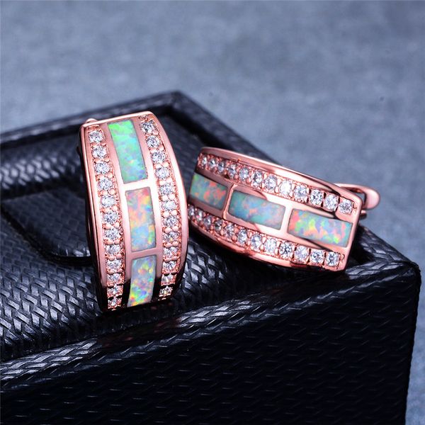 boho female big geometric stud earrings vintage rose gold wedding earrings for women boho white blue fire opal, Golden;silver
boho female big geometric stud earrings vintage rose gold wedding earrings for women boho white blue fire opal, Golden;silver