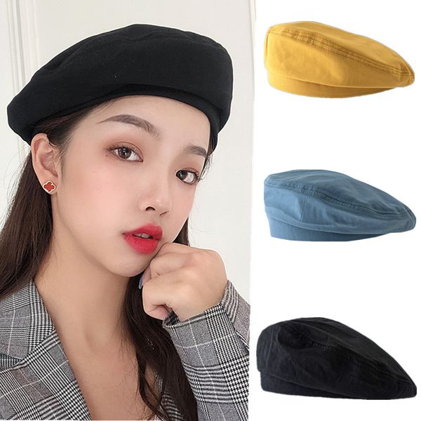 2020 new british style solid casual vintage women lolita beret plain hat girls cotton warm winter beanie hats femme painter caps, Blue;gray
2020 new british style solid casual vintage women lolita beret plain hat girls cotton warm winter beanie hats femme painter caps, Blue;gray
