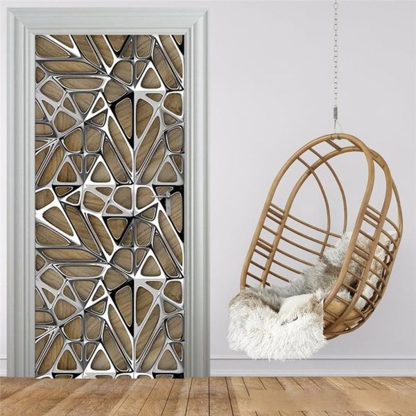 modern art geometry door sticker 3d imitation metal texture p wallpaper living room study luxury home decor 3d wall stickers t200331
modern art geometry door sticker 3d imitation metal texture p wallpaper living room study luxury home decor 3d wall stickers t200331