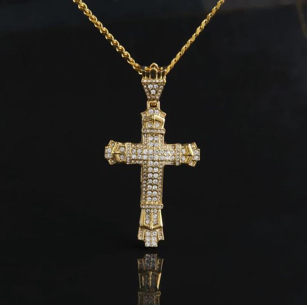 pendant necklaces eskeem hip hop retro zircon out cross men rapper necklace jewelry gift, Silver
pendant necklaces eskeem hip hop retro zircon out cross men rapper necklace jewelry gift, Silver