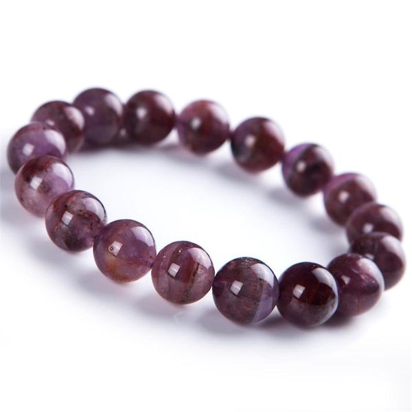 13mm genuine purple red natural auralite 23 gem stone crystal quartz braceles for women round bead stretch bracelet, Black
13mm genuine purple red natural auralite 23 gem stone crystal quartz braceles for women round bead stretch bracelet, Black