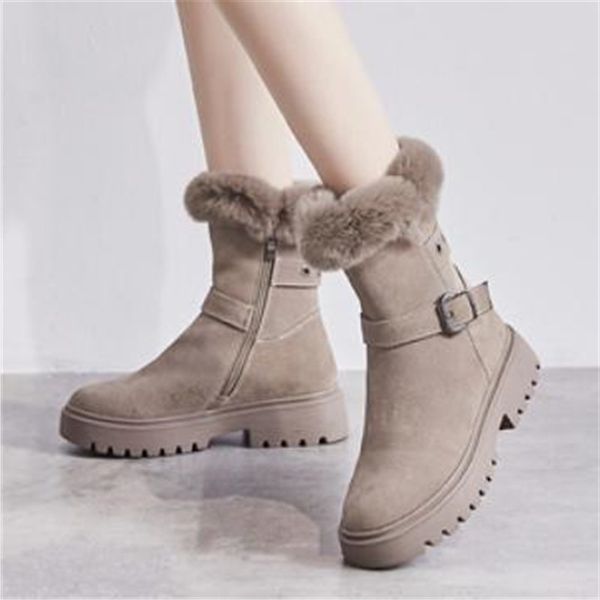 snow boots женской замши 2020 новой зимы plus velvet толстые повседневный толстая нижняя сторона молния женщина теплого короткие сапоги черн, Black
snow boots женской замши 2020 новой зимы plus velvet толстые повседневный толстая нижняя сторона молния женщина теплого короткие сапоги черн, Black