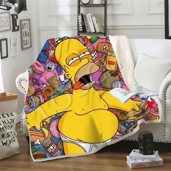 cloocl anime the simpsons warm plush blanket 3d print soft winter fashion casual blanket bed travel decorative sofa two-layer quilt
cloocl anime the simpsons warm plush blanket 3d print soft winter fashion casual blanket bed travel decorative sofa two-layer quilt