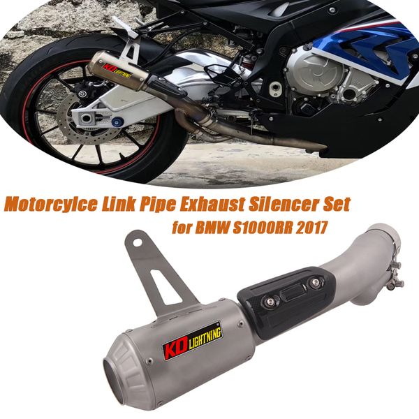 for s1000rr 2020 motorcycle stainless steel link pipe exhaust muffler pipe set system silp on installation
for s1000rr 2020 motorcycle stainless steel link pipe exhaust muffler pipe set system silp on installation