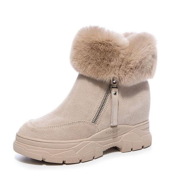 scrub cowhide warm snow boots increase within high heeled boots 2020 winter shoes fashion winter snow shoes women, Black
scrub cowhide warm snow boots increase within high heeled boots 2020 winter shoes fashion winter snow shoes women, Black