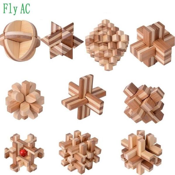 10pcs/set big size design iq brain teaser kong ming lock 3d wooden interlocking bamboo puzzles game toy for adults kids y200317
10pcs/set big size design iq brain teaser kong ming lock 3d wooden interlocking bamboo puzzles game toy for adults kids y200317