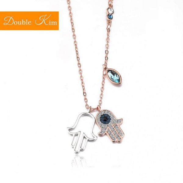palm full zircon pendant necklace titanium stainless steel rose gold chain necklace inlaid zircon fashion trendy women jewelry, Silver
palm full zircon pendant necklace titanium stainless steel rose gold chain necklace inlaid zircon fashion trendy women jewelry, Silver