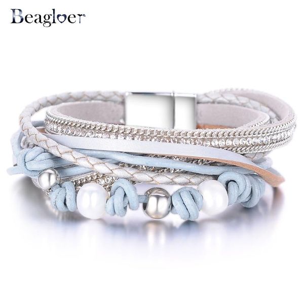 beagloer fashion genuine leather bracelet men women stainless steel bracelets braided rope chain for male jewelry vintage gifts, Golden;silver
beagloer fashion genuine leather bracelet men women stainless steel bracelets braided rope chain for male jewelry vintage gifts, Golden;silver