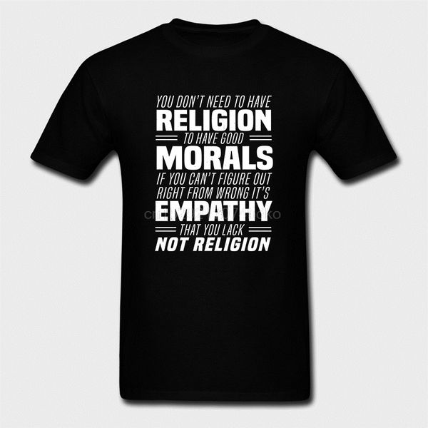 men tshirt don#39t need religion empathy pro atheism atheist t shirt classic t shirt women t-shirt tees top
men tshirt don#39t need religion empathy pro atheism atheist t shirt classic t shirt women t-shirt tees top