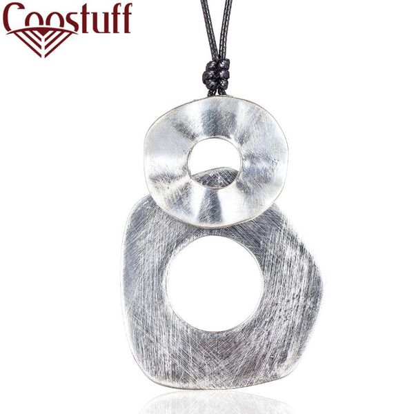 pendant necklaces trendy chunky choker long necklace for women black rope chain ethnic friends suspension jewelry woman 2021 jewellery, Silver
pendant necklaces trendy chunky choker long necklace for women black rope chain ethnic friends suspension jewelry woman 2021 jewellery, Silver
