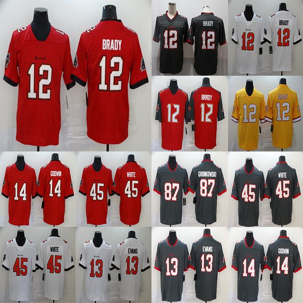tampa bay buccaneers tom 12 brady rob 87 gronkowski 14 godwin 45 devin white football limited jersey, Black;red
tampa bay buccaneers tom 12 brady rob 87 gronkowski 14 godwin 45 devin white football limited jersey, Black;red