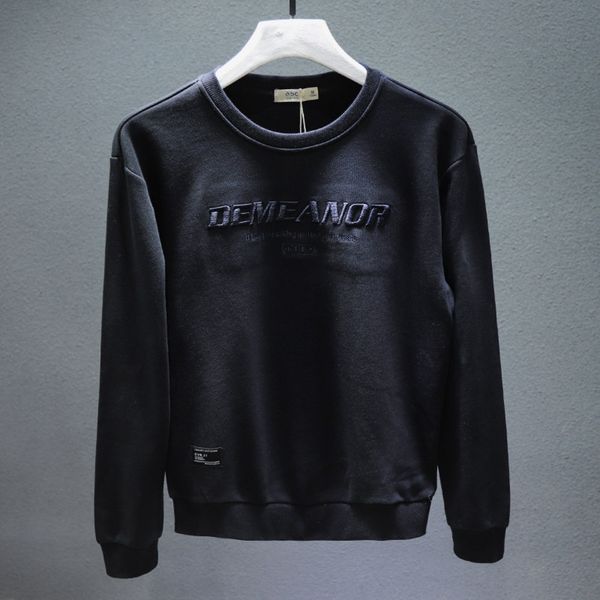 autumn three-dimensional letter embroidered sweater men's 2020 new micro loose round neck trendy pullover pulloverembroidered pulloverp, Black
autumn three-dimensional letter embroidered sweater men's 2020 new micro loose round neck trendy pullover pulloverembroidered pulloverp, Black
