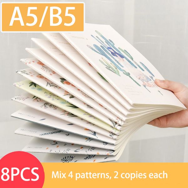 8pcs/set kawaii a5 b5 notebook cartoon flowers birds animal memo pad painting of diary book journal record office student supply, Purple;pink
8pcs/set kawaii a5 b5 notebook cartoon flowers birds animal memo pad painting of diary book journal record office student supply, Purple;pink