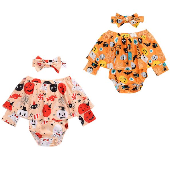 focusnorm halloween baby girls boys cloak bodysuits headband suit fall crotch buttons pumpkin ghost printed clothes, Blue
focusnorm halloween baby girls boys cloak bodysuits headband suit fall crotch buttons pumpkin ghost printed clothes, Blue