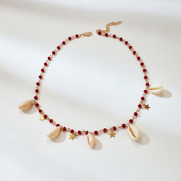 chokers ethnic style red seed beaded clavicle chains necklace for women shell star choker ladies beach party jewelry, Golden;silver
chokers ethnic style red seed beaded clavicle chains necklace for women shell star choker ladies beach party jewelry, Golden;silver