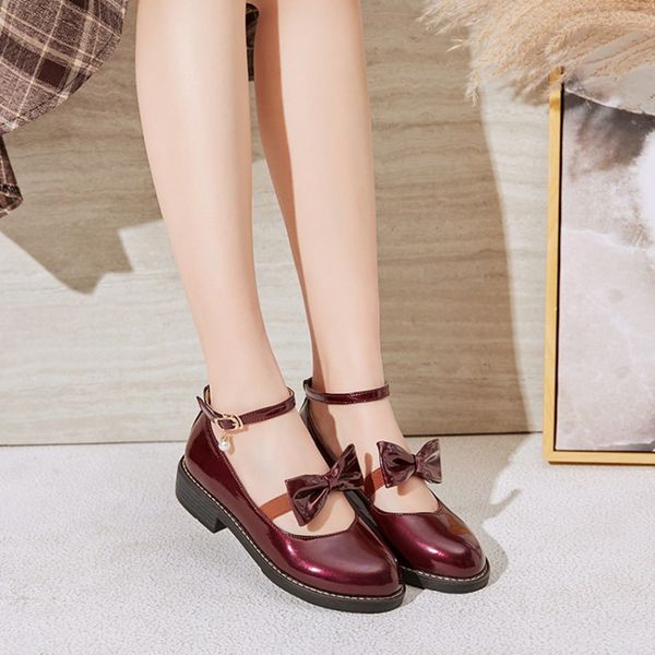 sweet fashion student lolita shoes college girl uniform shoes round toes patent leather bowknot mary jane size30-43 07-3, Black
sweet fashion student lolita shoes college girl uniform shoes round toes patent leather bowknot mary jane size30-43 07-3, Black