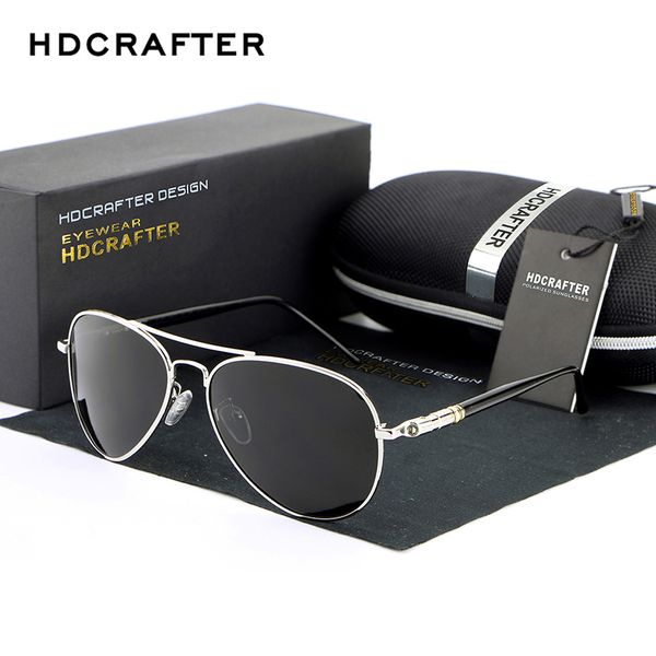 sunglasses hdcrafter polarized lens for men/women pilot driving alloy classic sun glasses masculino, White;black
sunglasses hdcrafter polarized lens for men/women pilot driving alloy classic sun glasses masculino, White;black