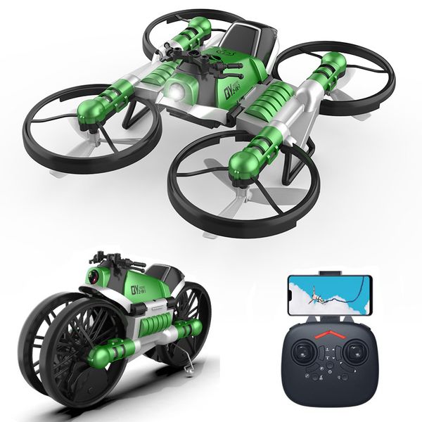 new drone with camera 2.4g remote control helicopter deformation motorcycle folding four-axis aircraft rc quadcopter toy for kid
new drone with camera 2.4g remote control helicopter deformation motorcycle folding four-axis aircraft rc quadcopter toy for kid