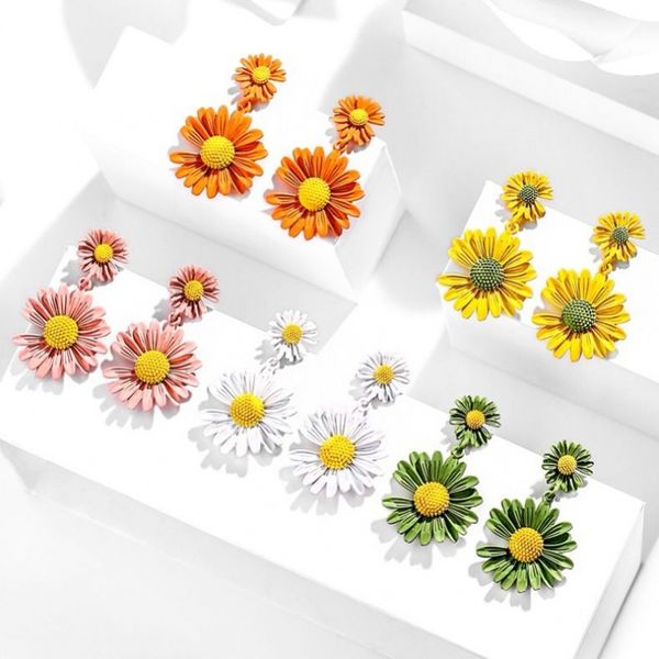 dangle & chandelier migga 5 colors large daisy flower earrings fashion women party jewelry, Silver
dangle & chandelier migga 5 colors large daisy flower earrings fashion women party jewelry, Silver