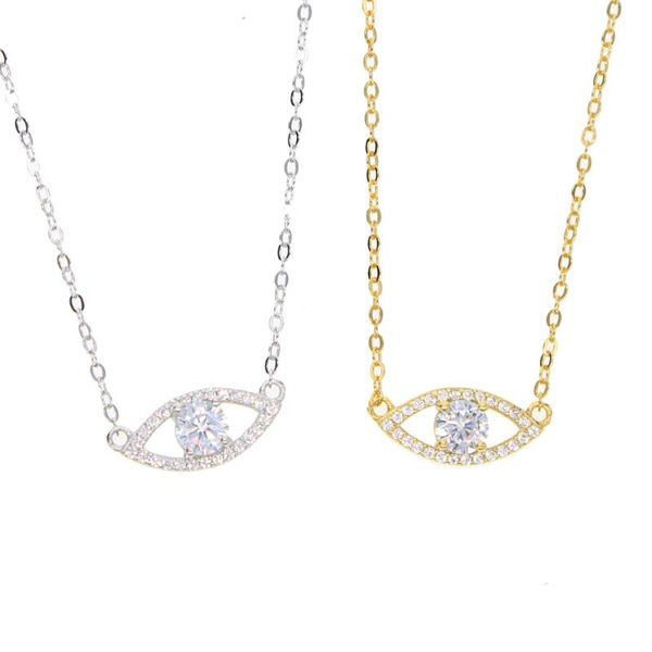 chains arrvial 100% 925 sterling silver lucky big eye clear cz pendant necklace women luxury gold color jewelry
chains arrvial 100% 925 sterling silver lucky big eye clear cz pendant necklace women luxury gold color jewelry