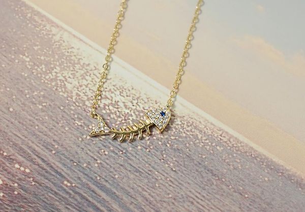 european and american designer fish bone silver necklace ms. s925 fashionable, elegant and simple student clavicle chain inlaid with88, Black
european and american designer fish bone silver necklace ms. s925 fashionable, elegant and simple student clavicle chain inlaid with88, Black