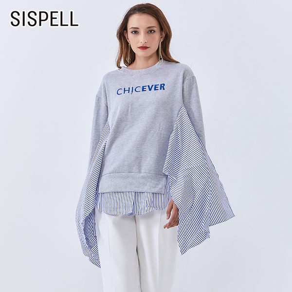 sispell patchwork stripes for female sweatshirt o neck long sleeve letter embroidery women's casual sweatshirt 2020 fashion new 0916, Black
sispell patchwork stripes for female sweatshirt o neck long sleeve letter embroidery women's casual sweatshirt 2020 fashion new 0916, Black
