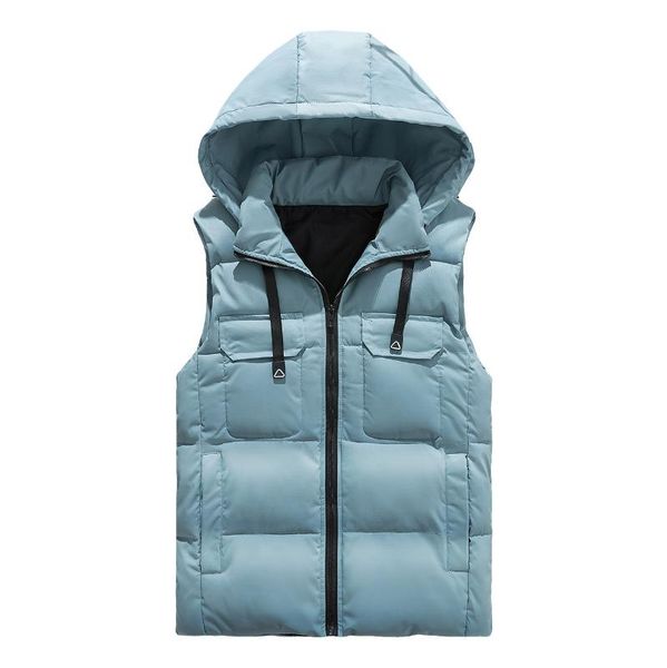 men's vests hooded removable vest men winter fashion thicken warm cotton-padded solid color big pockets waistcoat 4xl 5xl blue yellow, Black;white
men's vests hooded removable vest men winter fashion thicken warm cotton-padded solid color big pockets waistcoat 4xl 5xl blue yellow, Black;white