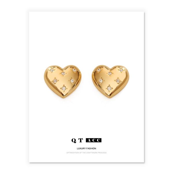 stud light luxury, fashion, love, zircon, heart-shaped, high-level sense, earrings, female ins, Golden;silver
stud light luxury, fashion, love, zircon, heart-shaped, high-level sense, earrings, female ins, Golden;silver