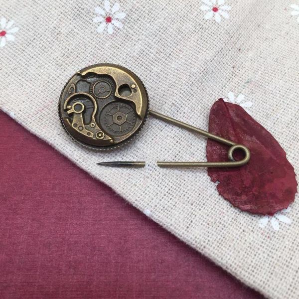 1 pcs vintage pin pendans zinc alloy gear pin charms fit diy handmade earring bracelet necklaces charms jewelry making, Bronze;silver
1 pcs vintage pin pendans zinc alloy gear pin charms fit diy handmade earring bracelet necklaces charms jewelry making, Bronze;silver