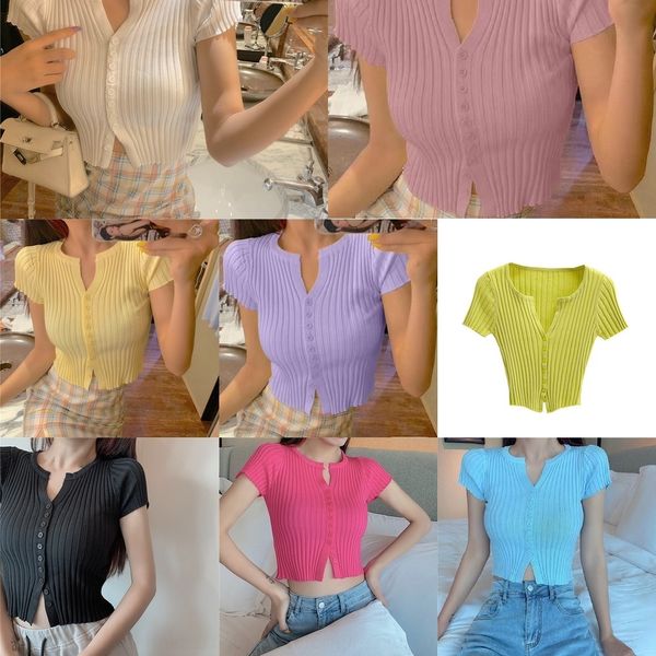 hong kong style homemade summer 2020 new short shirt navel slim solid color all-match thin short sleeve knitted shirt for women xig6h xi, White;black
hong kong style homemade summer 2020 new short shirt navel slim solid color all-match thin short sleeve knitted shirt for women xig6h xi, White;black
