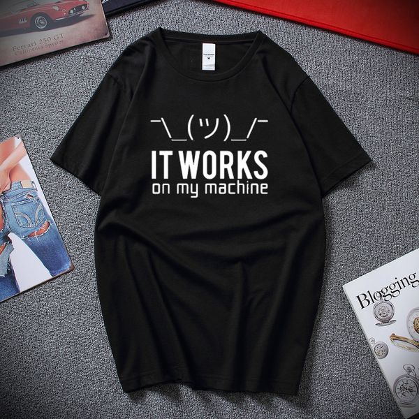 programmer it works on my machine men's t-shirt clothing premium cotton short sleeves t shirt camiseta masculina
programmer it works on my machine men's t-shirt clothing premium cotton short sleeves t shirt camiseta masculina