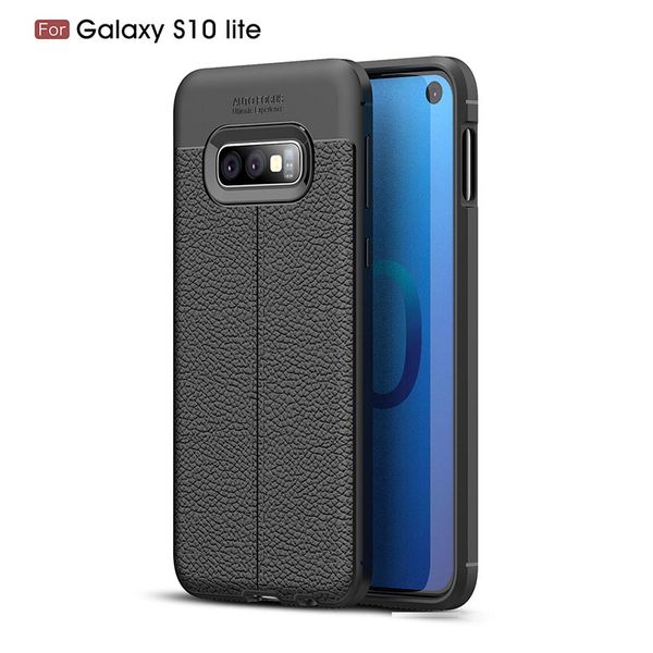 thin silicone phone back cover litchi texture soft tpu skin slim protective bumper case suitable for samsung s10 lite
thin silicone phone back cover litchi texture soft tpu skin slim protective bumper case suitable for samsung s10 lite